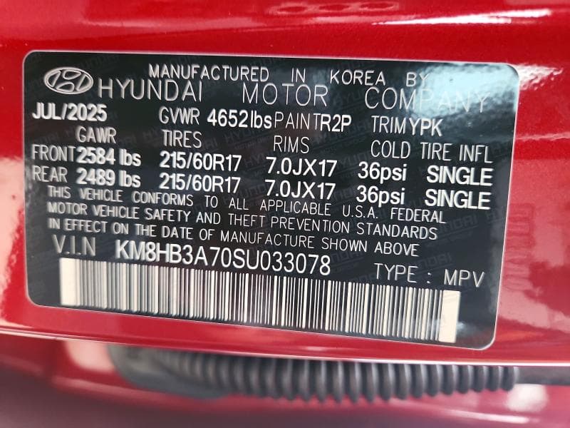 2025 HYUNDAI KONA SE 13