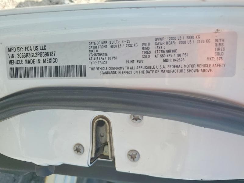 2023 RAM 3500 TRADESMAN 12