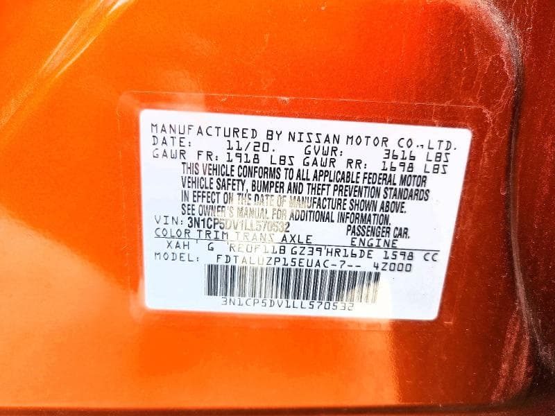 2020 NISSAN KICKS SR 12