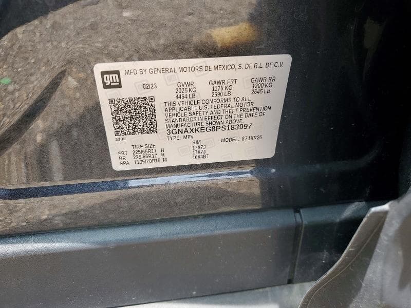 2023 CHEVROLET EQUINOX LT 12