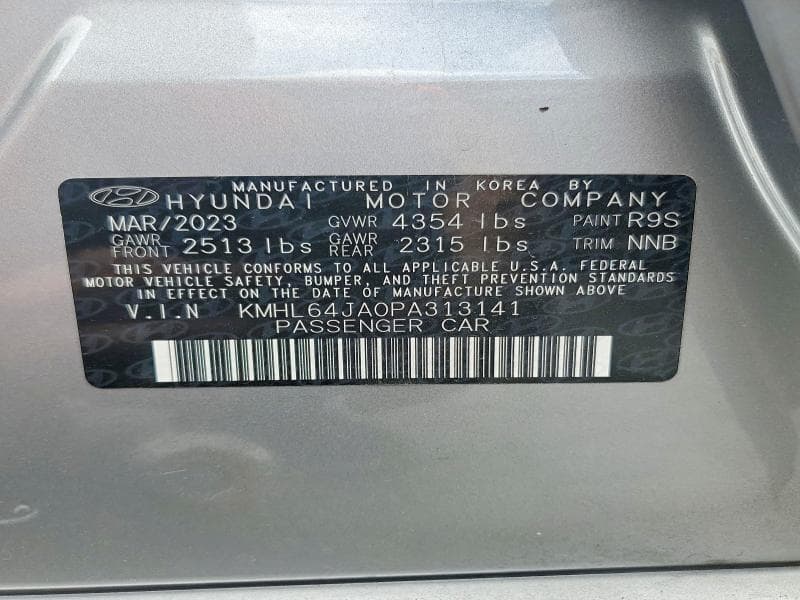 2023 HYUNDAI SONATA SEL 12