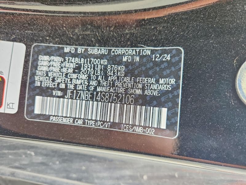 2025 TOYOTA GR 86 PREMIUM 12