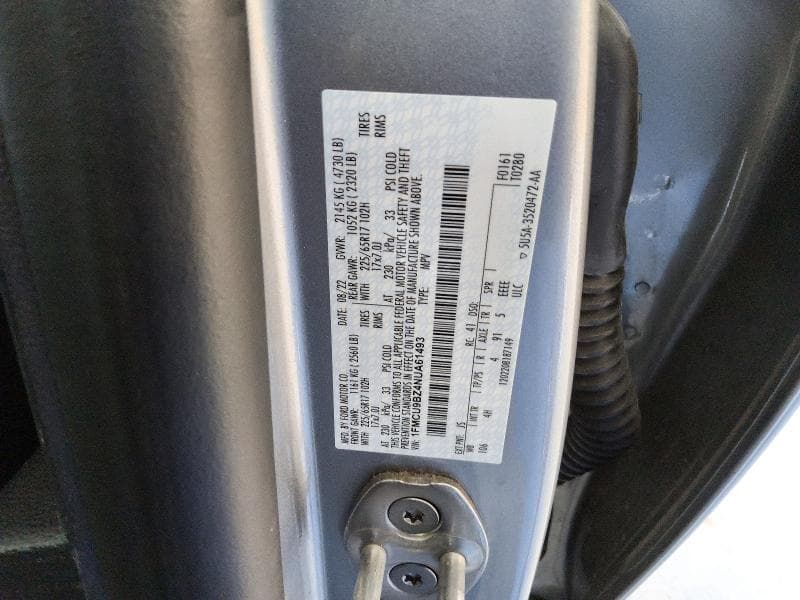 2022 FORD ESCAPE SE 14