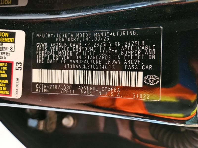 2026 TOYOTA CAMRY XSE 13