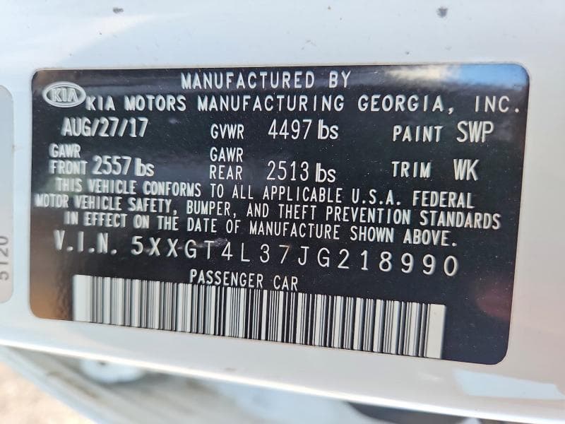 2018 KIA OPTIMA LX 12