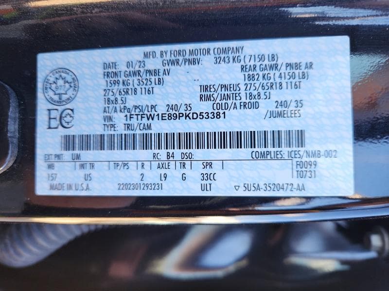 2023 FORD F150 SUPERCREW 13