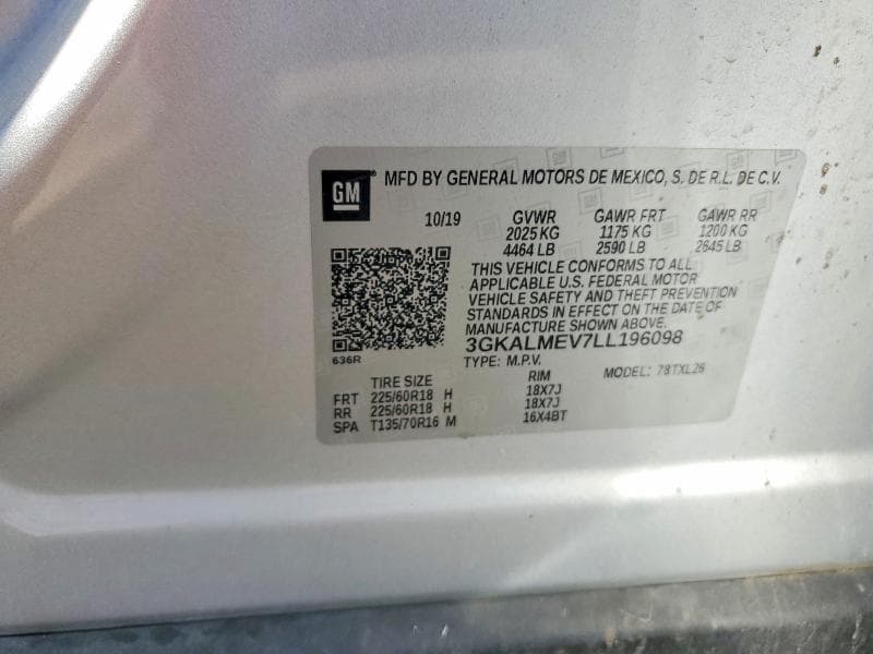 2020 GMC TERRAIN SLE 14