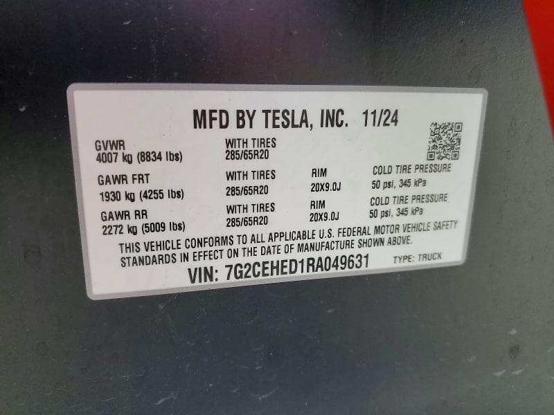 2024 TESLA CYBERTRUCK 13