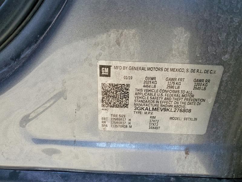 2019 GMC TERRAIN SLE 12