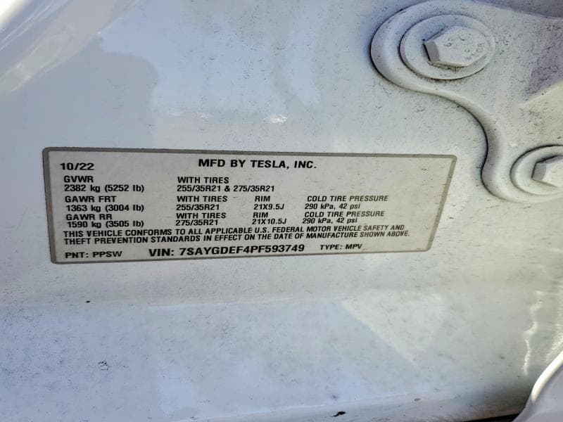 2023 TESLA MODEL Y 13