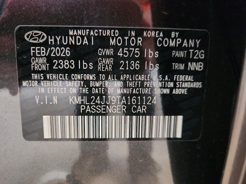 2026 HYUNDAI SONATA HYBRID BLUE 12