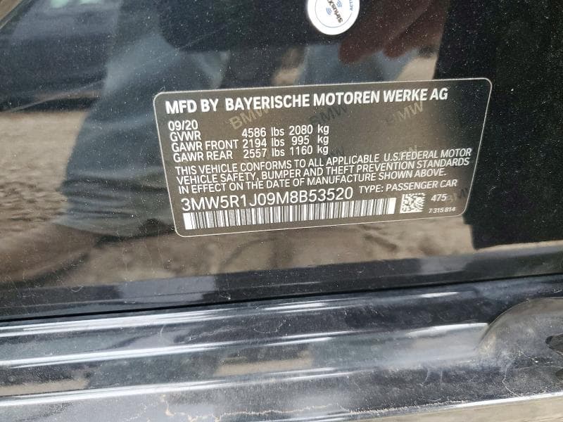 2021 BMW 330I 12