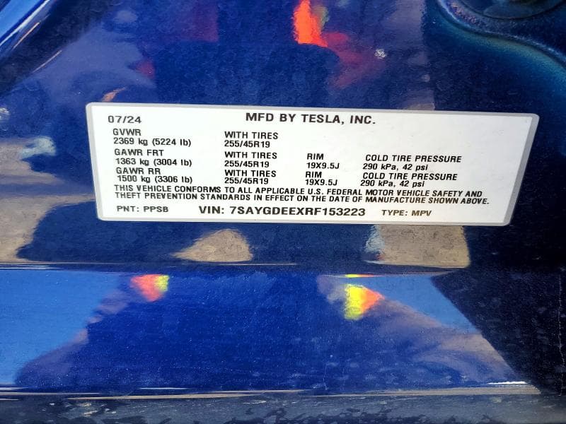 2024 TESLA MODEL Y 13