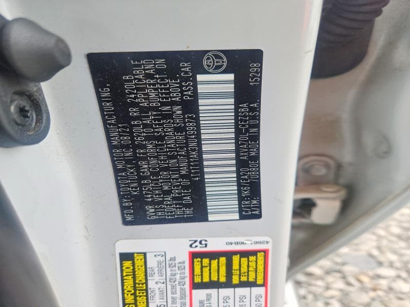 2022 TOYOTA CAMRY SE 12