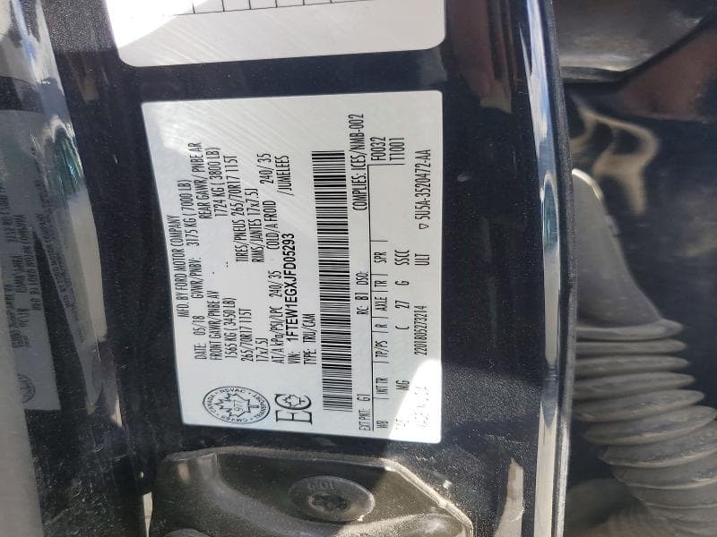 2018 FORD F150 SUPERCREW 12