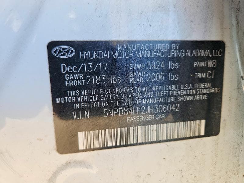 2018 HYUNDAI ELANTRA VALUE EDITION 12
