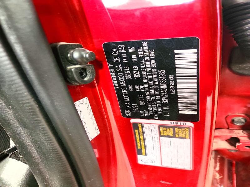 2021 KIA RIO S 12