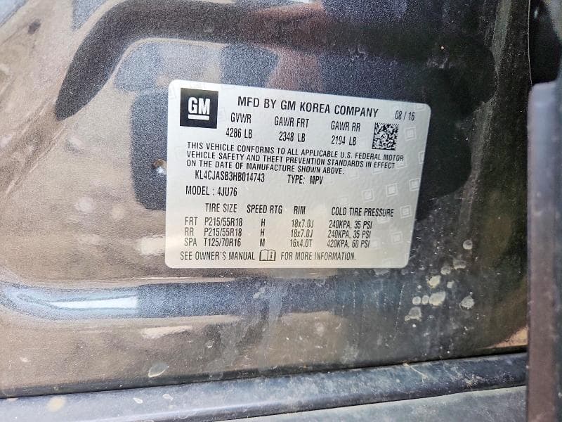 2017 BUICK ENCORE PREFERRED 13