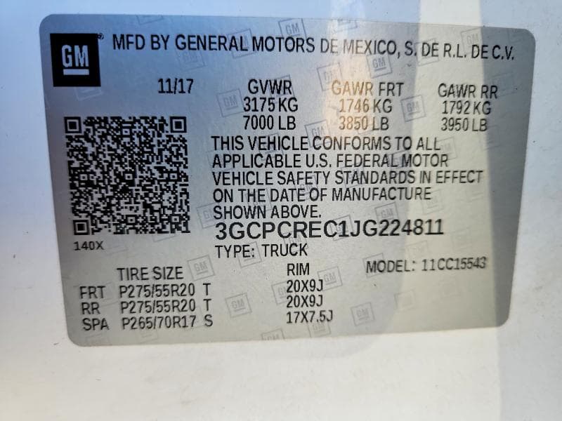 2018 CHEVROLET SILVERADO C1500 LT 13