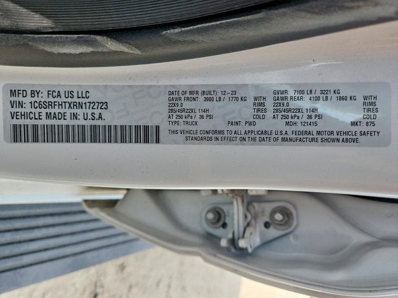2024 RAM 1500 LIMITED 12