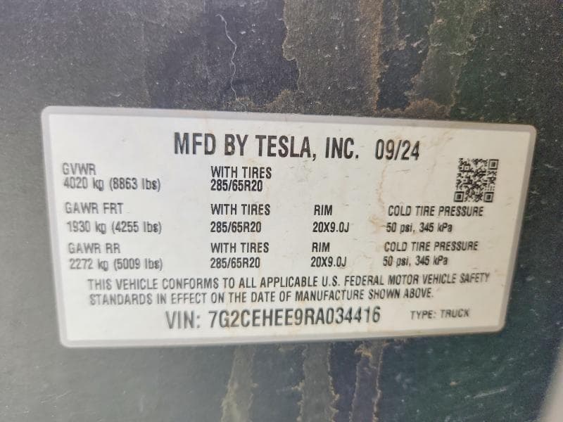 2024 TESLA CYBERTRUCK 12