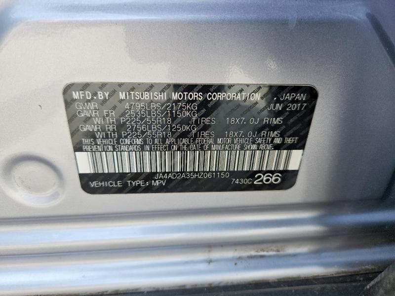 2017 MITSUBISHI OUTLANDER ES 13
