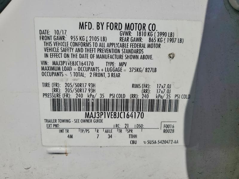 2018 FORD ECOSPORT TITANIUM 13