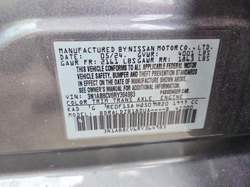 2024 NISSAN SENTRA SV 13