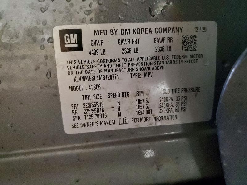 2021 BUICK ENCORE GX SELECT 13