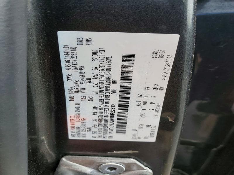2017 FORD ESCAPE TITANIUM 13