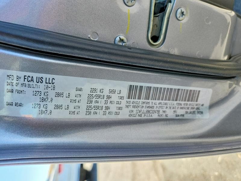 2019 JEEP CHEROKEE LATITUDE PLUS 12