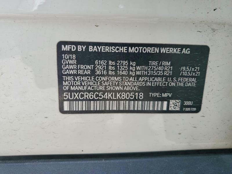 2019 BMW X5 XDRIVE40I XDRIVE40I 13