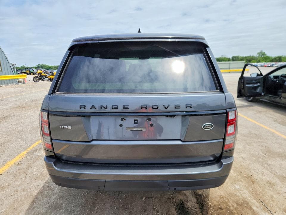 2017 LAND ROVER RANGE ROVER HSE 6