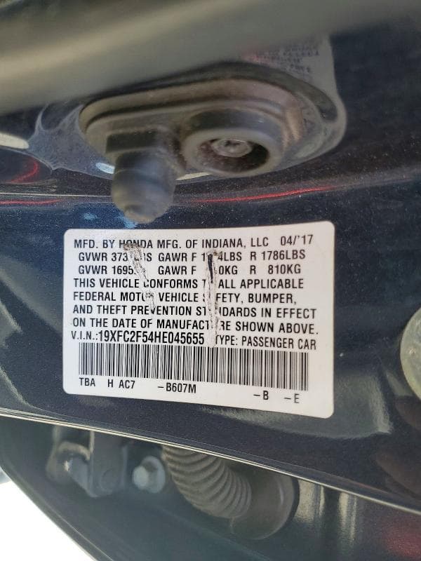 2017 HONDA CIVIC LX 12