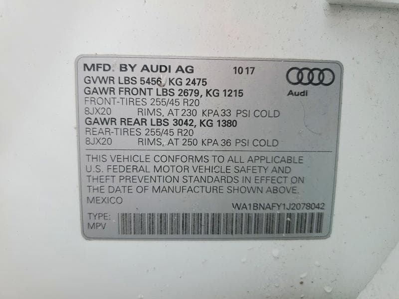 2018 AUDI Q5 PREMIUM PLUS 14