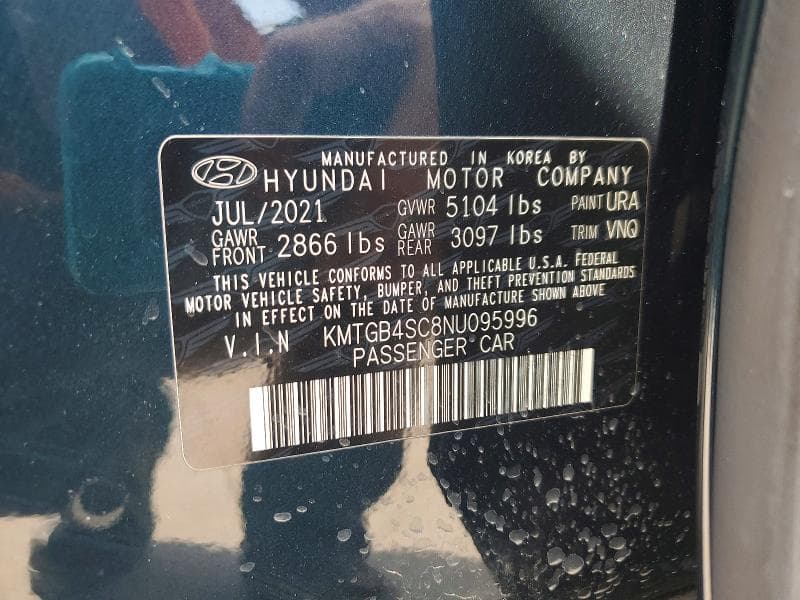 2022 GENESIS G80 2.5T 12