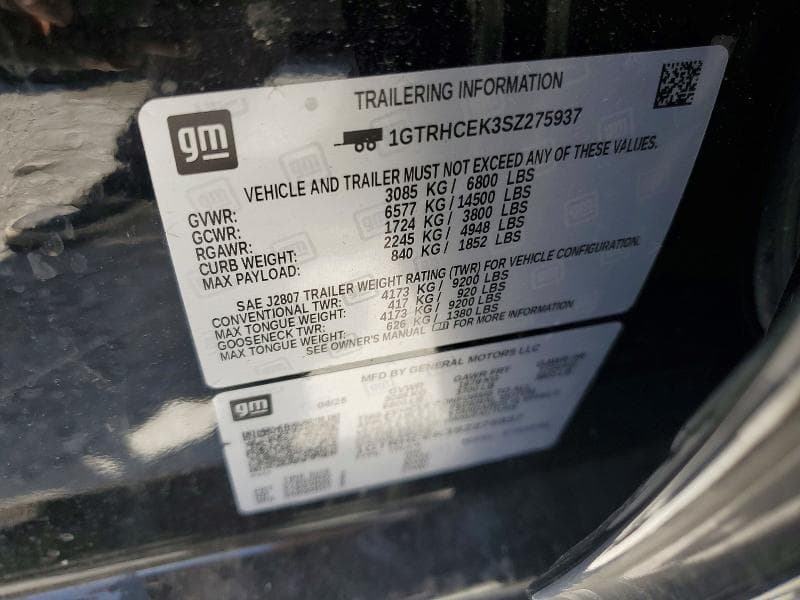 2025 GMC SIERRA C1500 ELEVATION 12
