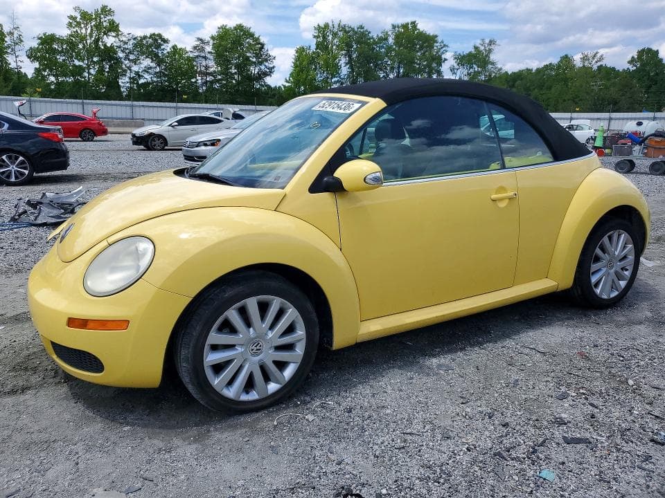 2008 VOLKSWAGEN NEW BEETLE CONVERTIBLE SE