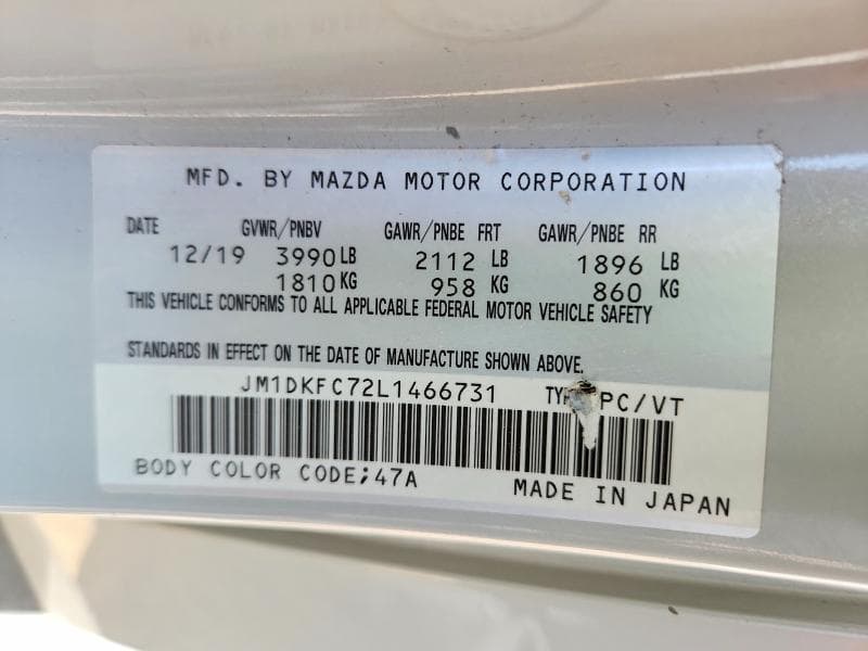2020 MAZDA CX-3 12