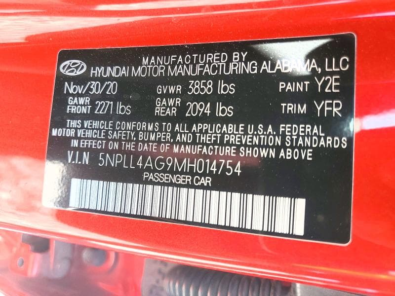 2021 HYUNDAI ELANTRA SE 13
