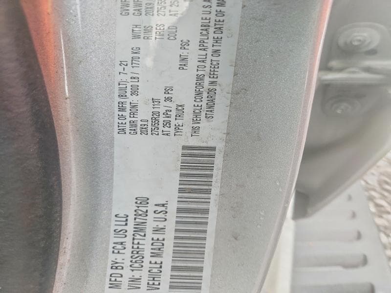 2021 RAM 1500 BIG HORN 12