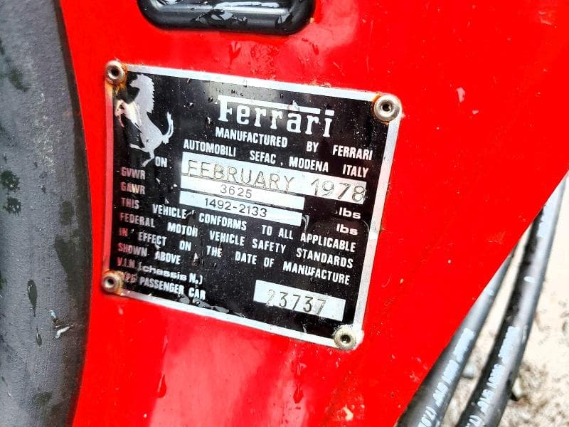 1978 FERRARI 308GTS 12