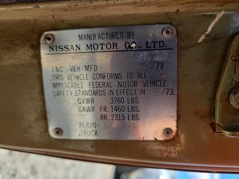 1973 DATSUN 620 12