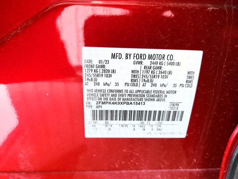 2023 FORD EDGE TITANIUM 12