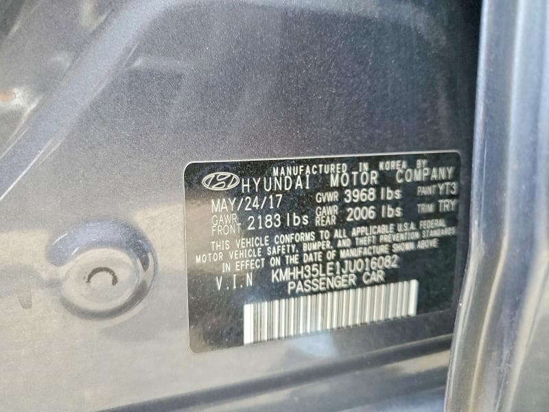 2018 HYUNDAI ELANTRA GT BASE 13