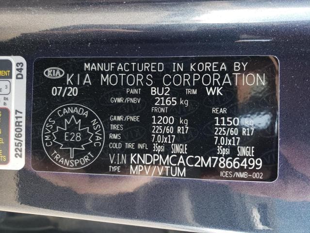 2021 KIA SPORTAGE LX 14