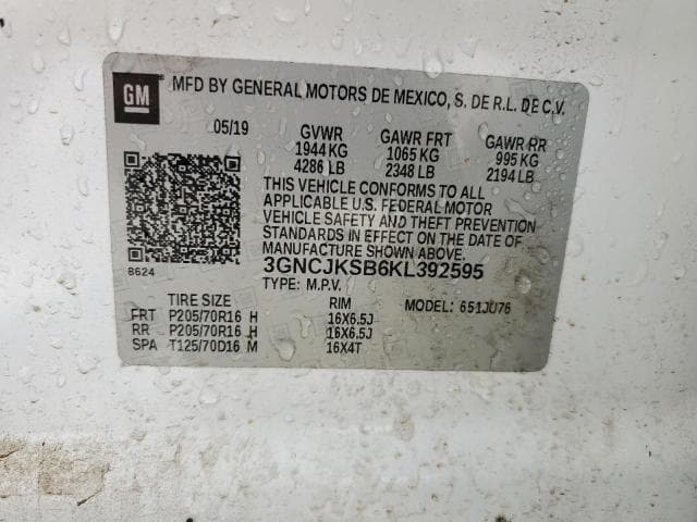 2019 CHEVROLET TRAX LS 13