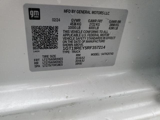 2024 GMC SIERRA K2500 DENALI 12