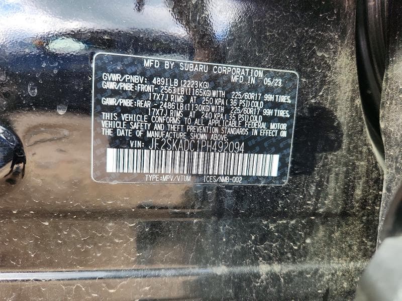 2023 SUBARU FORESTER PREMIUM 12