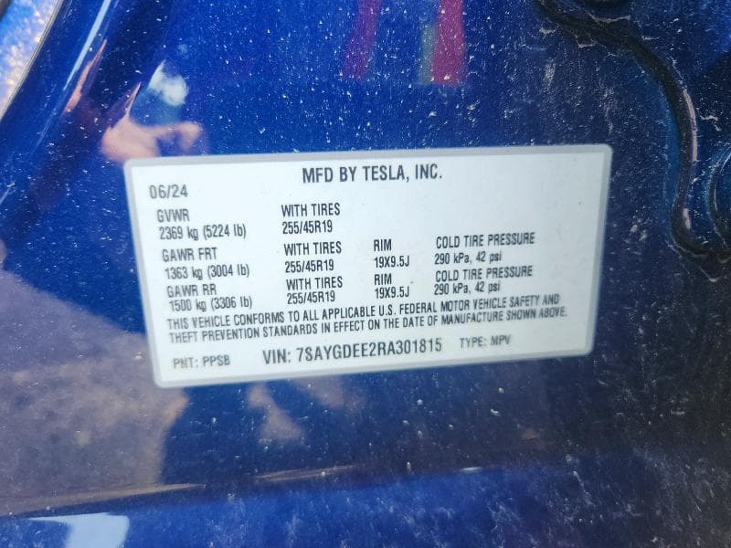 2024 TESLA MODEL Y 12
